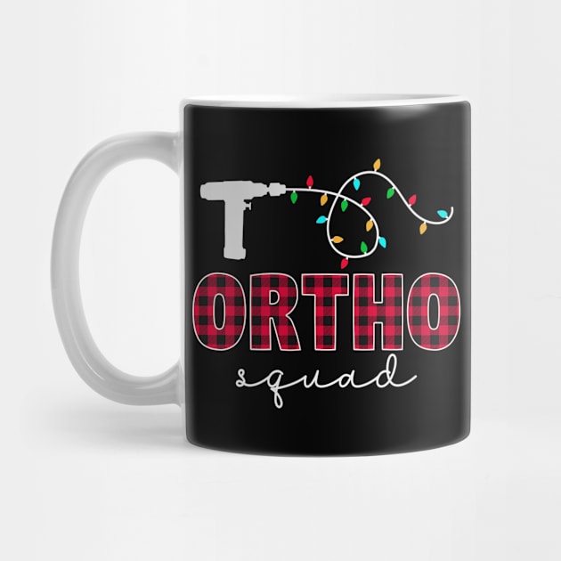 Ortho Squad Orthopedic Ortho Nurse Tech Christmas by Krishnansh W.